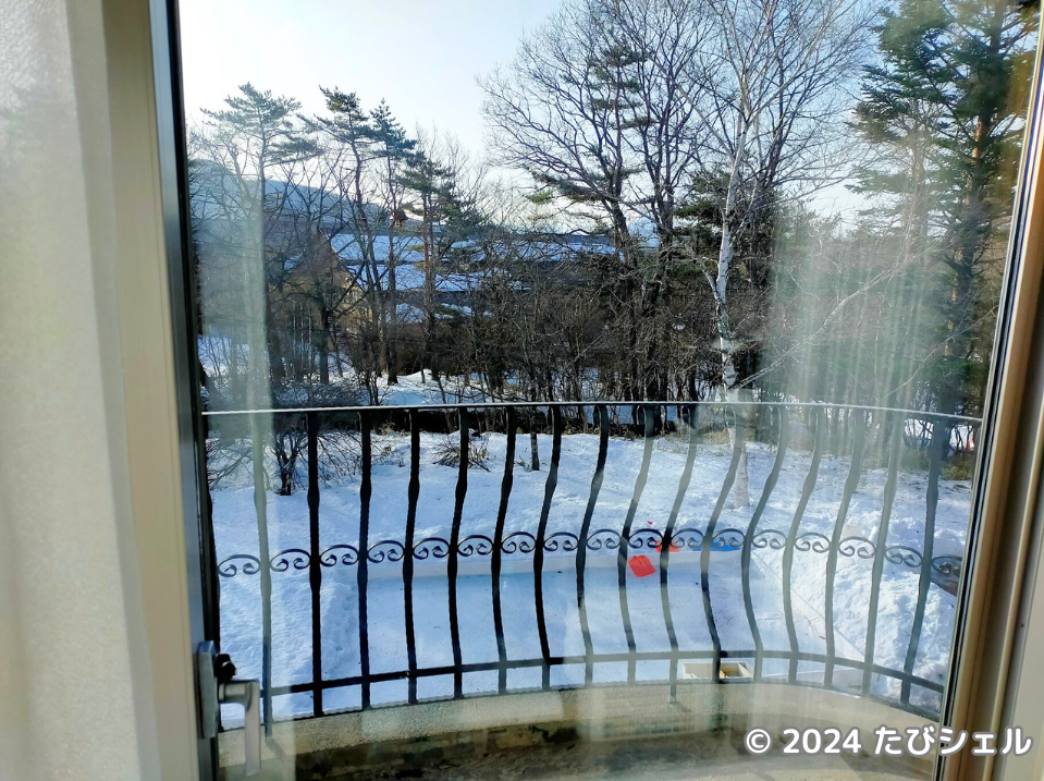BUB RESORT Yatusgatakeの客室テラスからの眺め