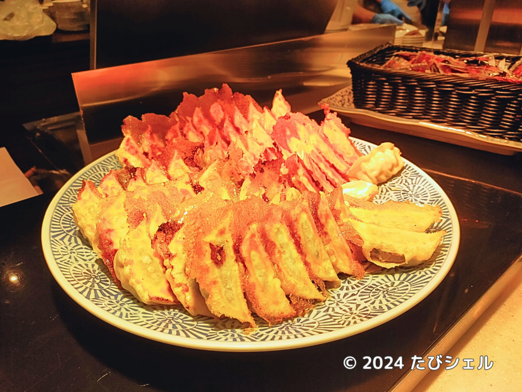 大江戸温泉物語Premium 鬼怒川観光ホテル　食事　夕食　餃子