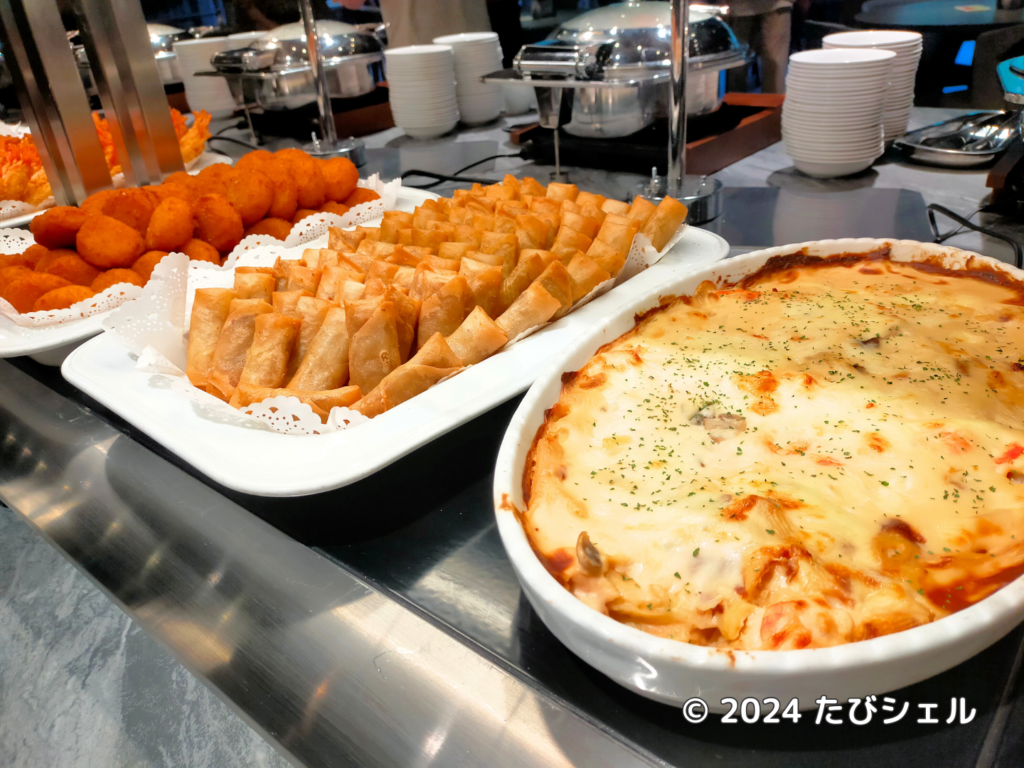 大江戸温泉物語Premium 鬼怒川観光ホテル　食事　夕食　グラタン