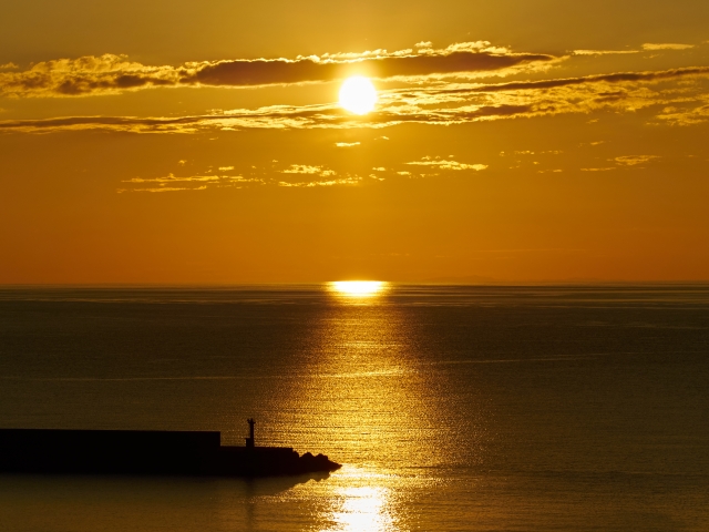 新潟の絶景宿｜海の景色が楽しめるホテル・旅館　日本海に沈む夕日