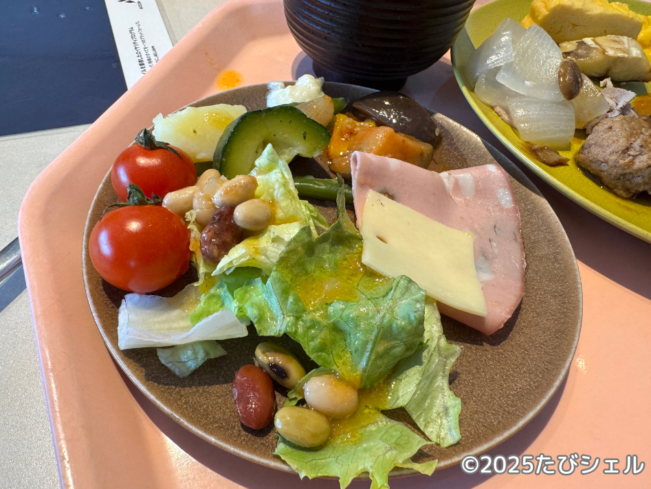 メルキュール裏磐梯リゾート&スパ ホテル レビュー 朝食 サラダプレート